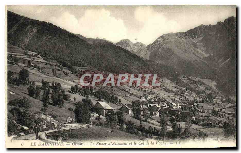 Le Dauphiné — Oisans — Le Rivier d'Allemont et le Col de la Vache — LL.