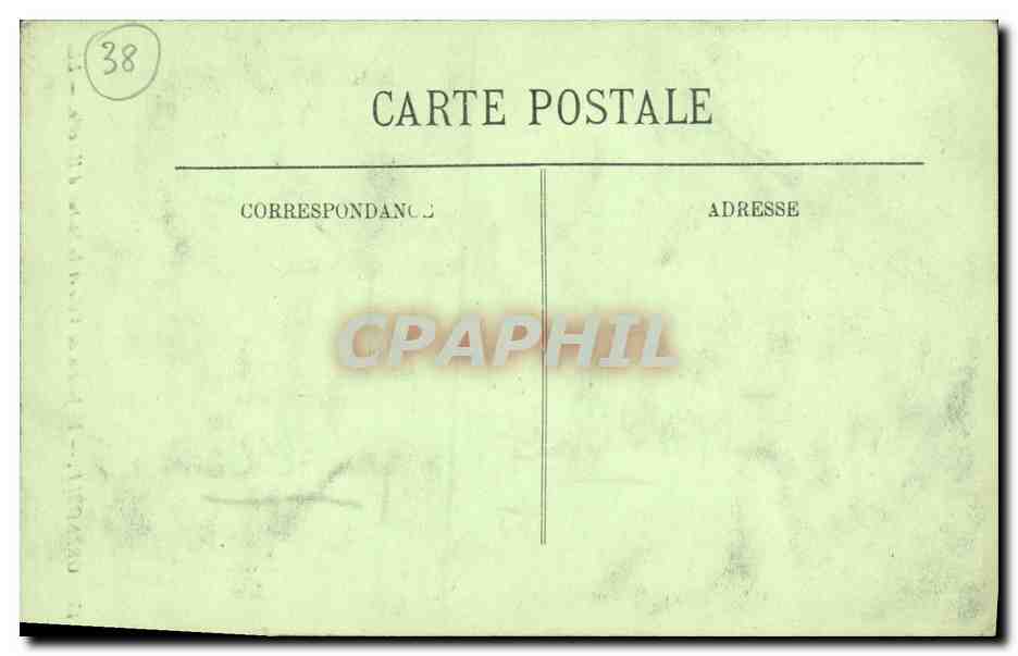 CPA Grenoble Le Jardin de Ville et la Statue d Hercule — Verso