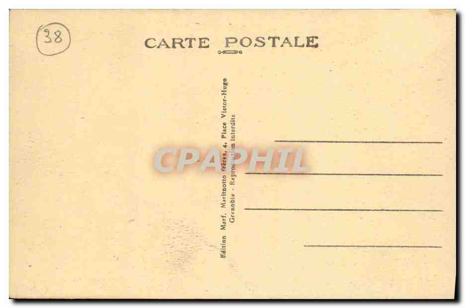 Grenoble - Le téléphérique de la Bastille - au 1er plan Ste Marie - au fond la ville et les Alpes — Reverso
