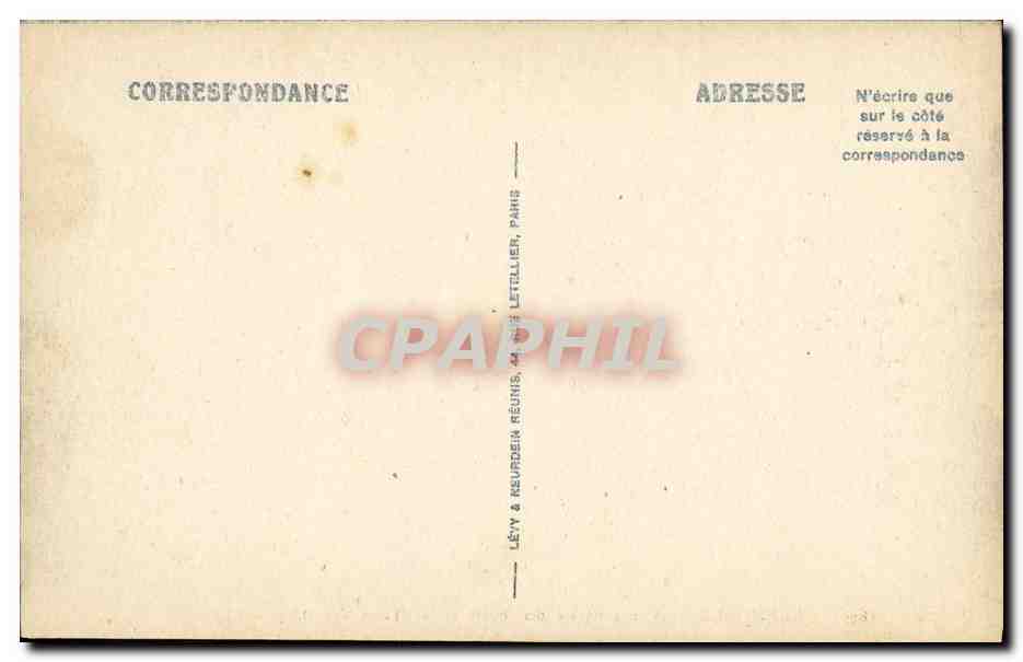 Grenoble — Vue générale des Forts et la Chaîne des Alpes — LL, 1895 — Verso