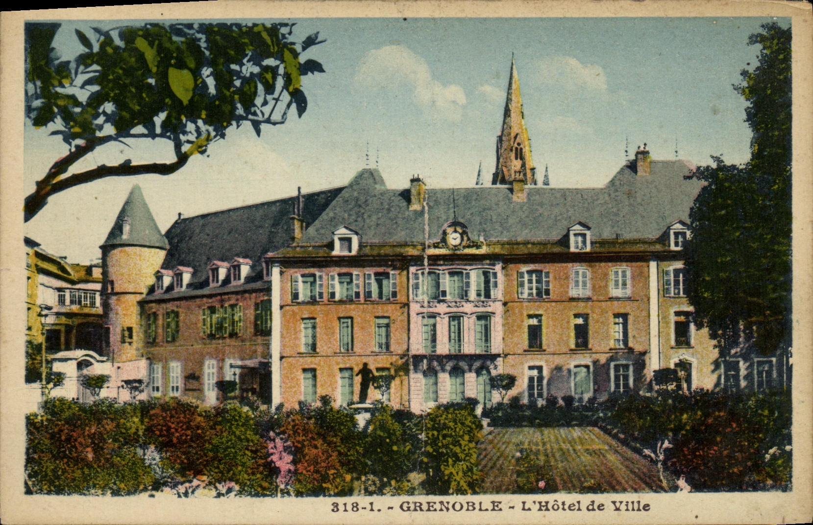 CPA Grenoble L Hotel de Ville