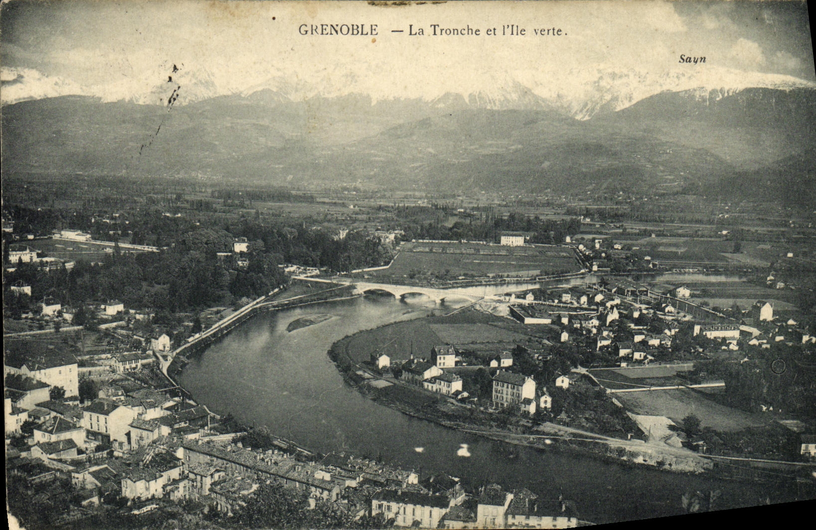 Grenoble — La Tronche et l'Île verte — Sayn