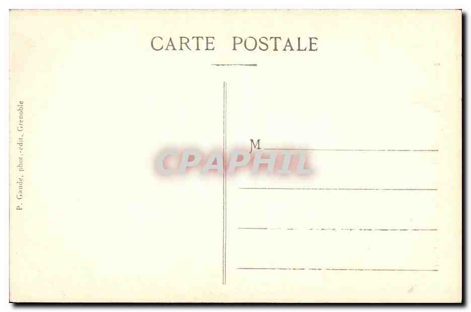 Le Guiers et Fourvoirie — Route de la Chartreuse — Dauphiné — n° 530 — Verso