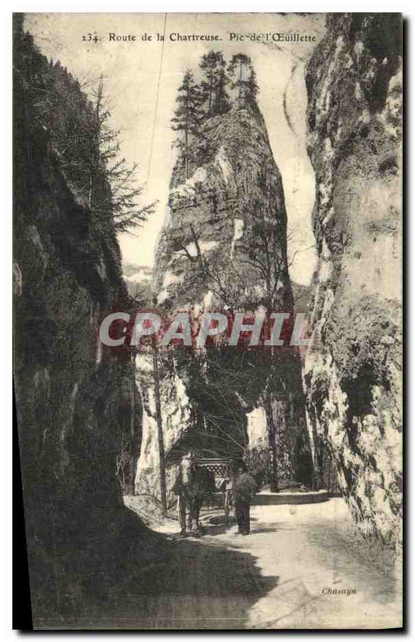 CPA Route de la Chartreuse Pic de L Oeuillette