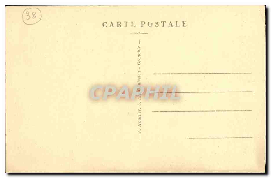 St-Hilaire-du-Touvet — Plateau des Petites Roches — A. Houlier, Grenoble — Verso