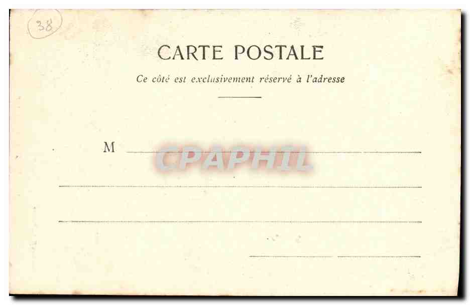 CPA Vallee de Choranche — Verso