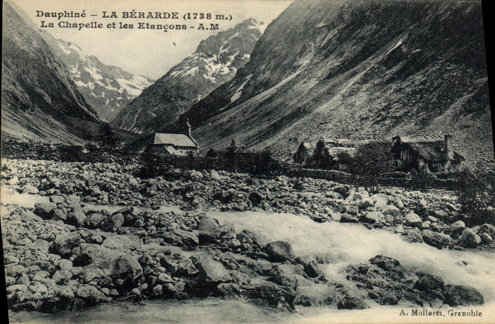 CPA Dauphine La Berarade La Chapelle et les Etancons