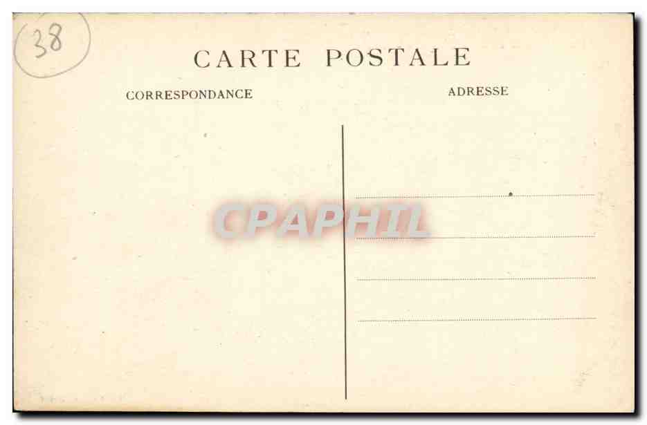 CPA Dauphine La Berarade La Chapelle et les Etancons — Rückseite