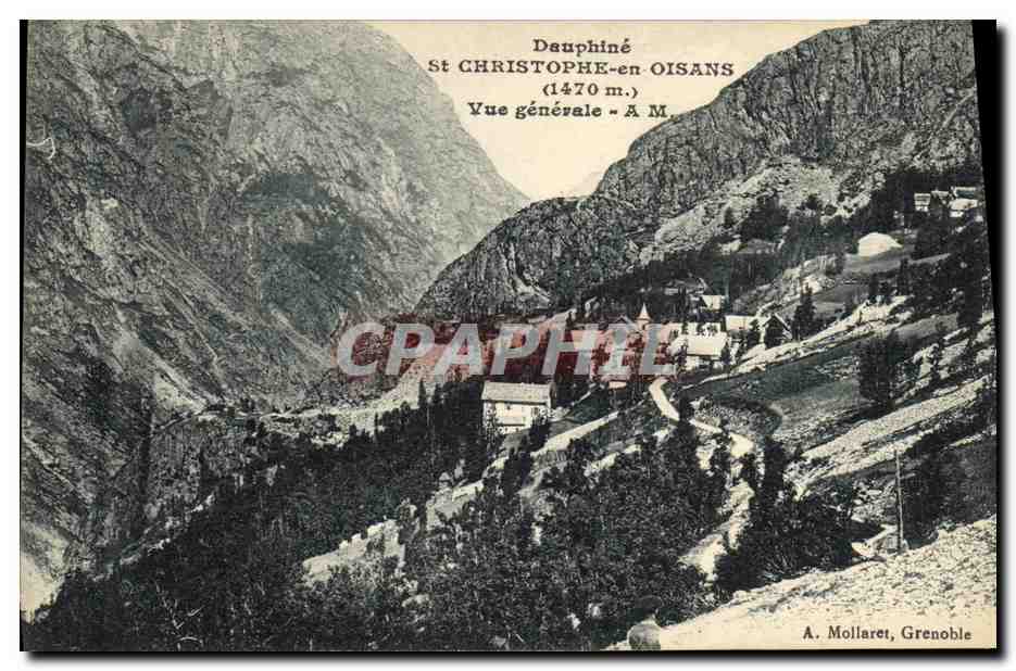 St CHRISTOPHE-en-OISANS — Allgemeiner Blick — A. Mollaret, Grenoble