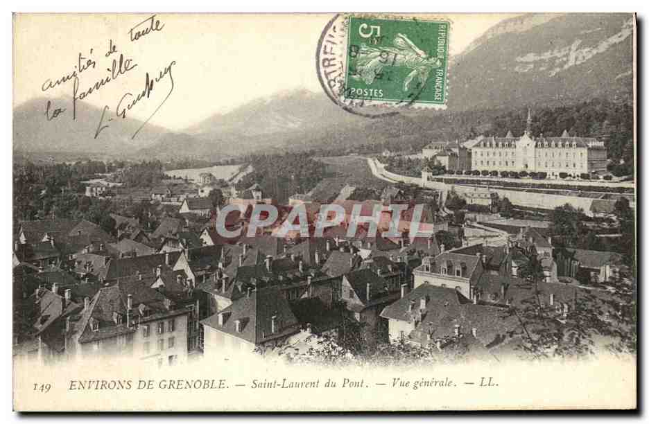 Environ de Grenoble — Saint-Laurent du Pont — Vue générale — LL.