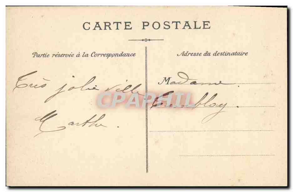 CPA Grenoble Les Quais La Tronche et le Saint Eynard — Verso