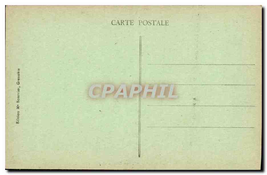 Grenoble - La Tronche, les Quais et le Saint-Eynard — Édition M. Bonvict, Grenoble — Verso