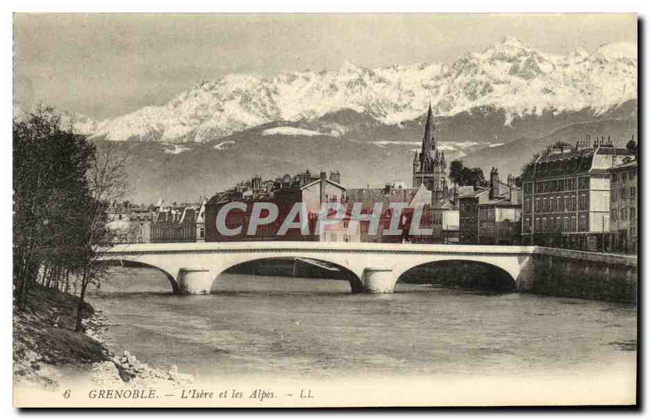 CPA Grenoble L lsere et les Alpes