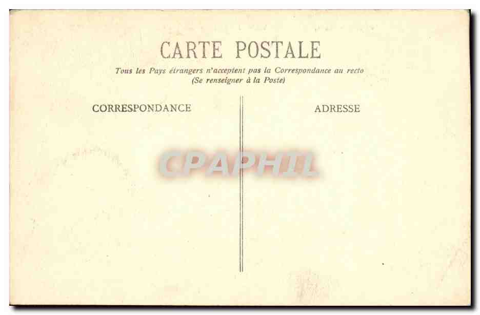 CPA Grenoble La Place Victor Hugo et la Chaine Des Alpes — Verso