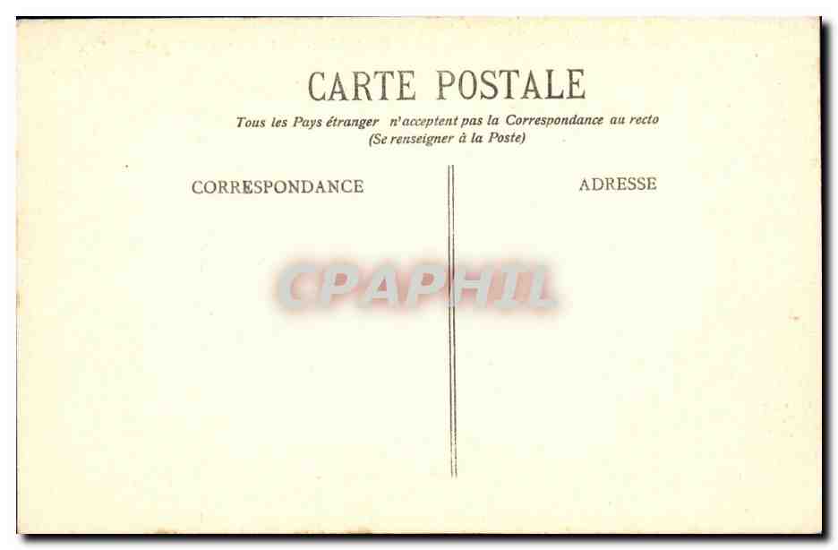 CPA Grenoble Pont Suspendu Sur le Drac et le Casque de Neron — Verso