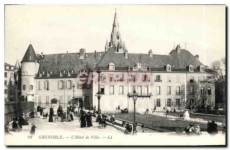Grenoble — L'Hôtel de Ville — éditeur L.L. n°92