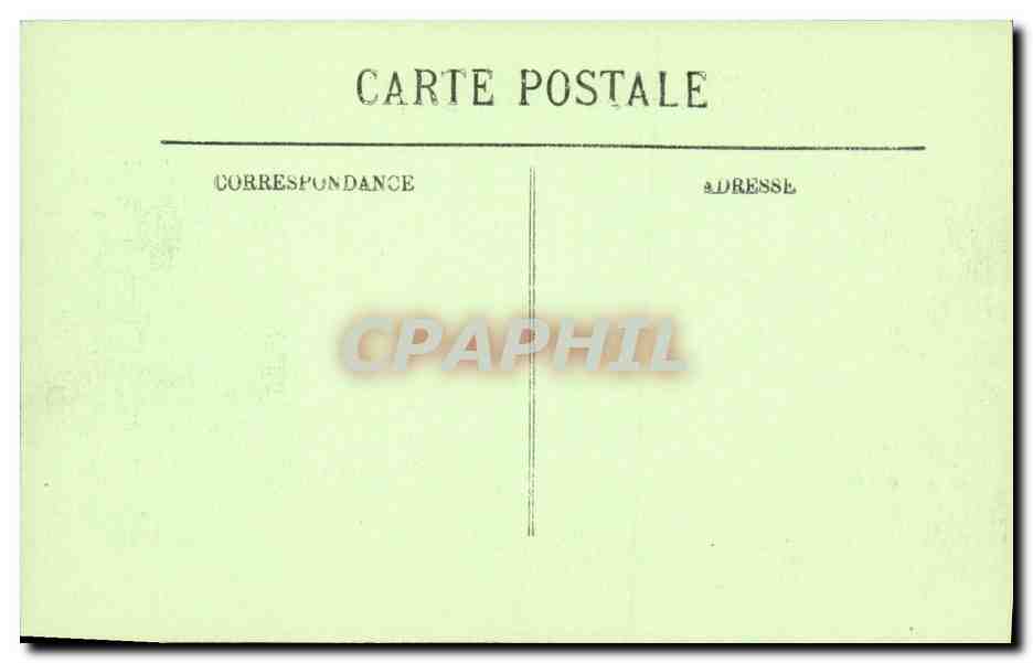 CPA Grenoble Vue Generale Place de la Bastille et Cours Saint Andre — Verso