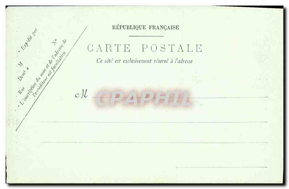CPA Grenoble Palais de Justice Entree de la Cour d Appel — Verso
