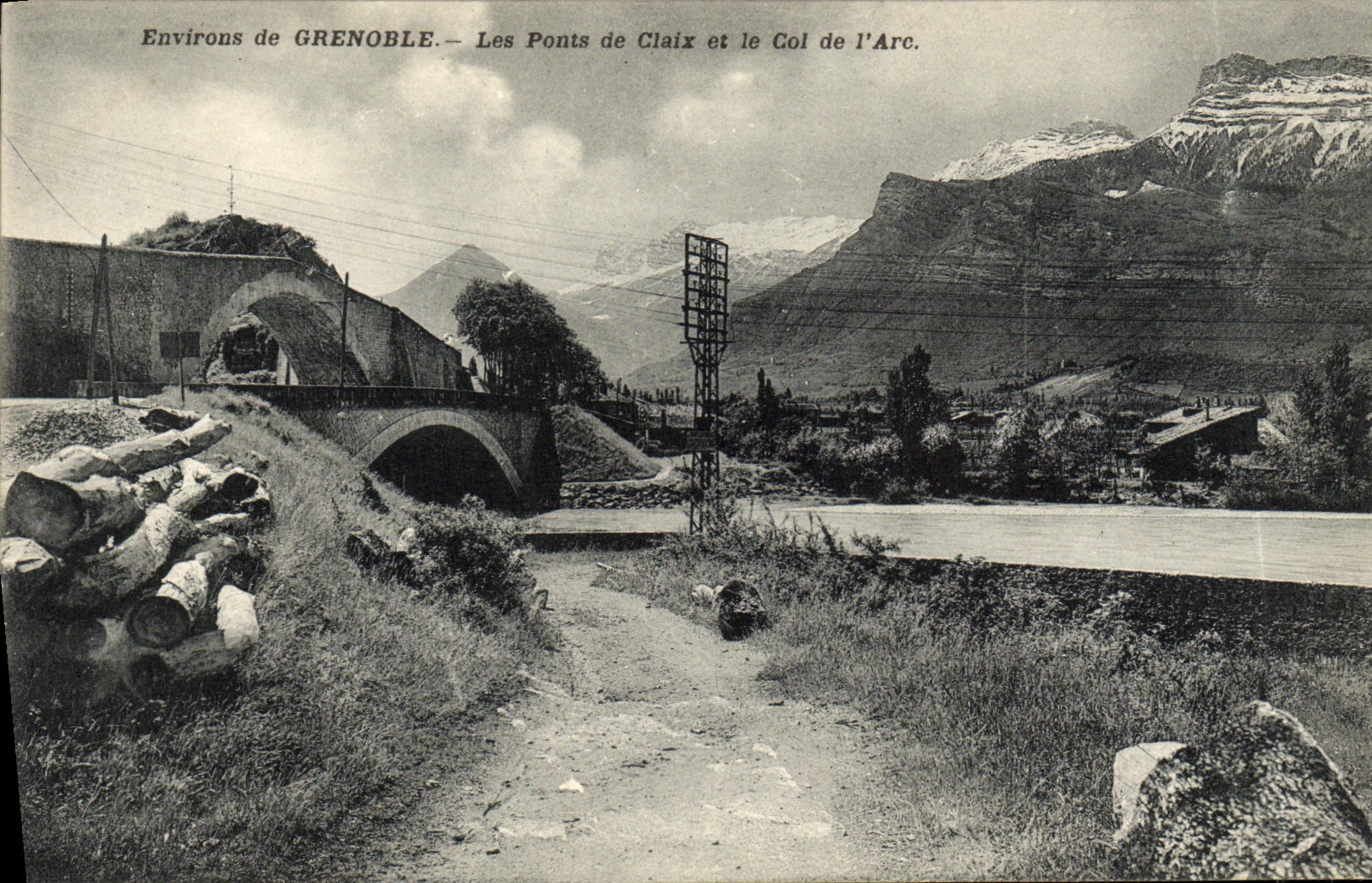 CPA Grenoble La ponts de Claix et le Col de L Arc