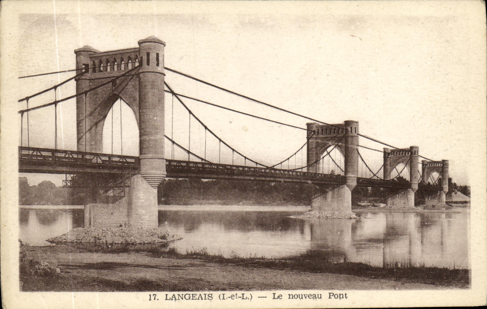 CPA Langeais Le Nouvau Pont