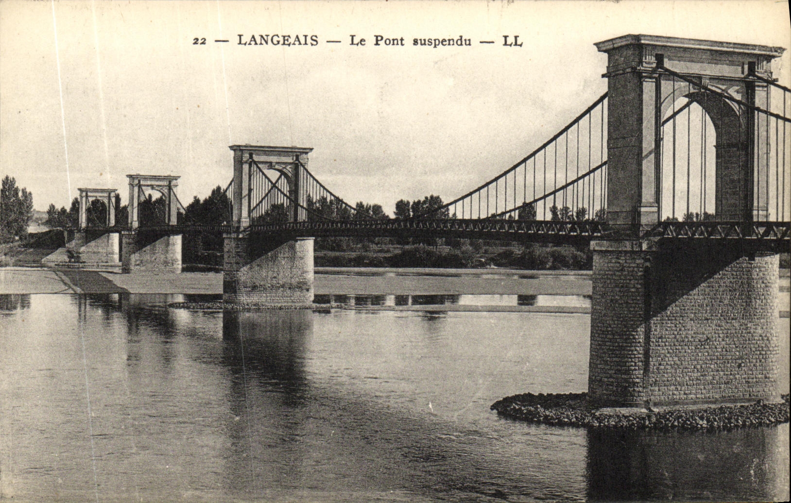 CPA Langeais Le Pont Susopendu