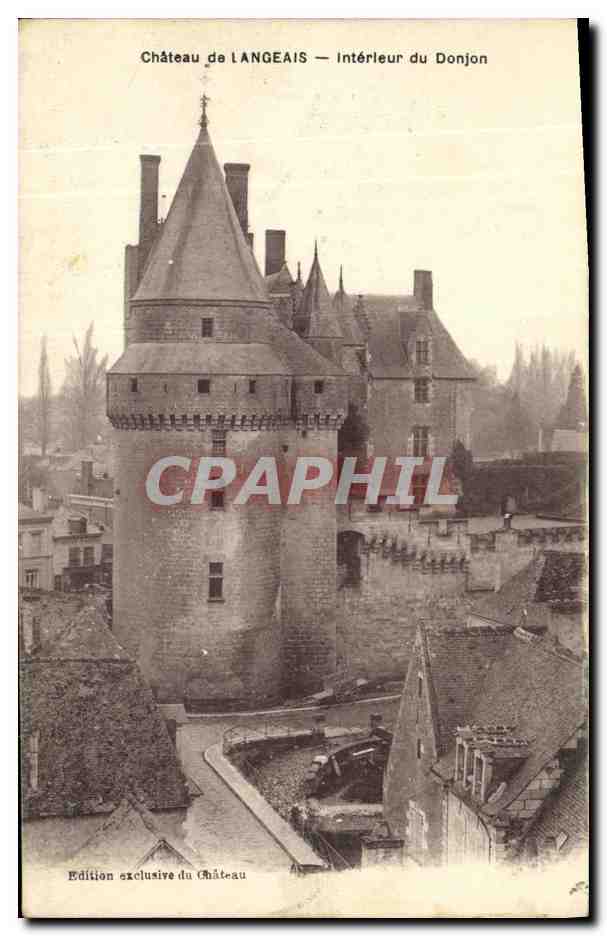 CPA Langeais Chateau Interieur du Donjon