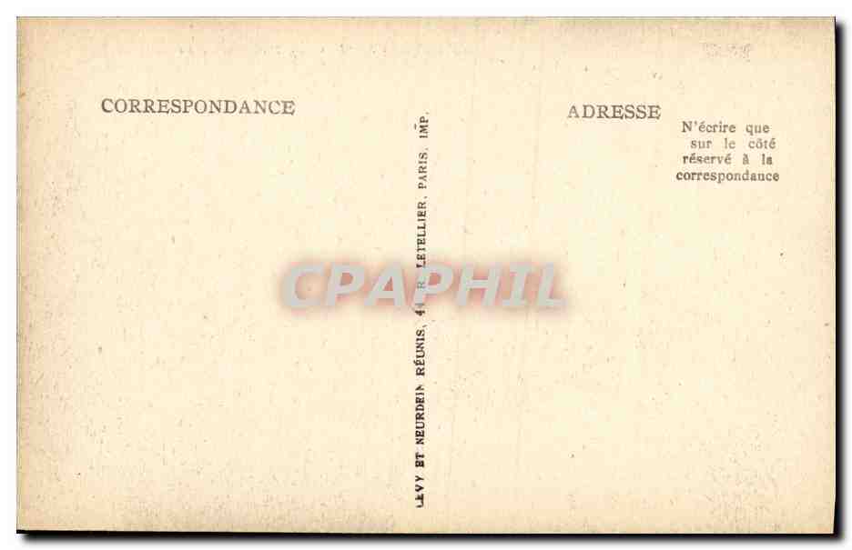 CPA Langeais Le Chateau Vu du Parc — Rückseite