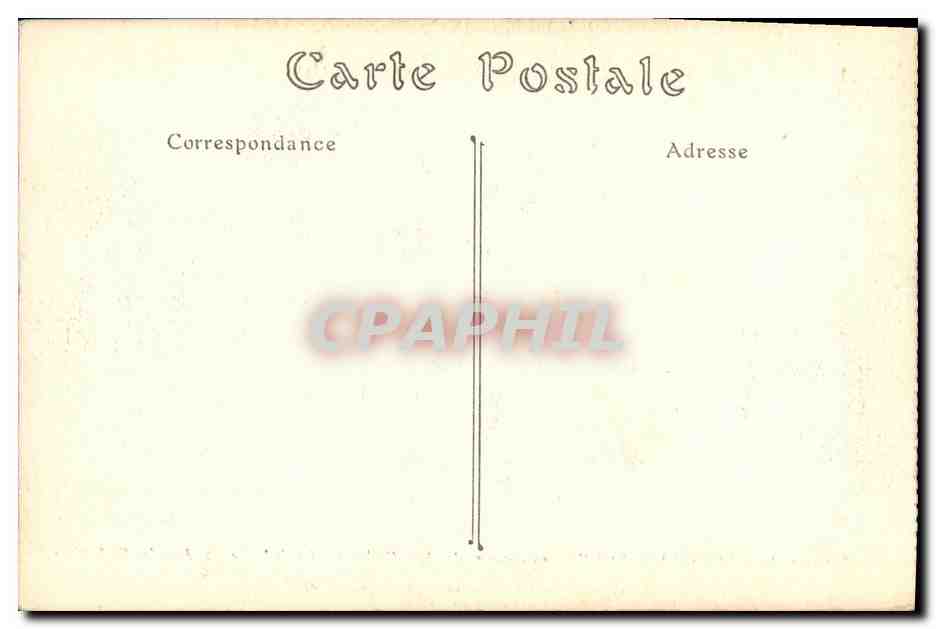 CPA Tours Chateau de Plessis les Tours Commune de la Riche — Rückseite