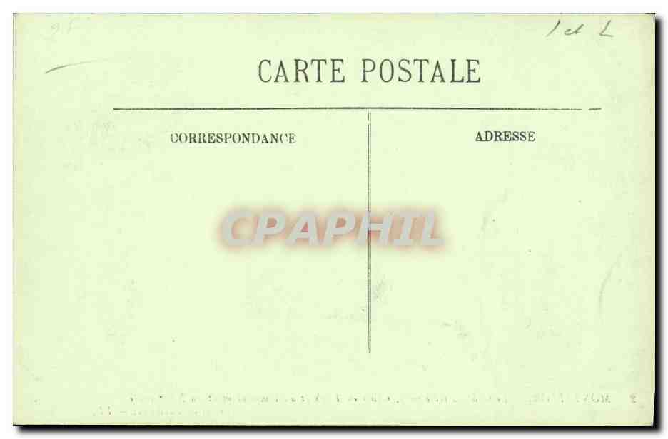 CPA Montresor Le Chateau et la Tour — Rückseite