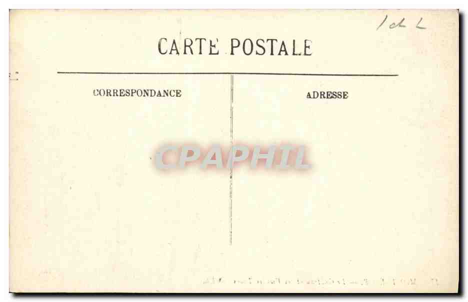 CPA Montresor Le Chateau et les Vieilles tours — Rückseite