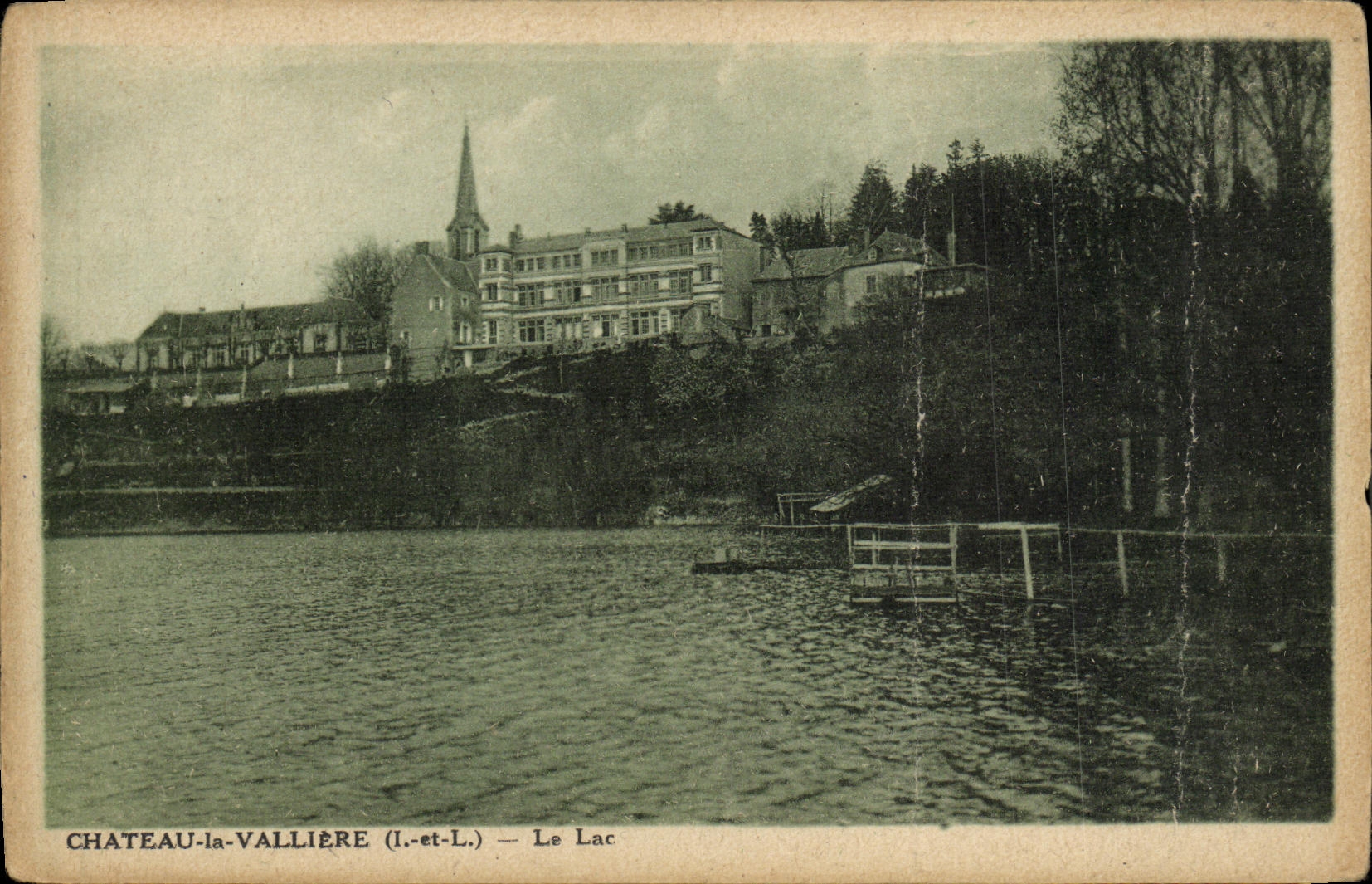 CPA Chateau la Valliere Le lac