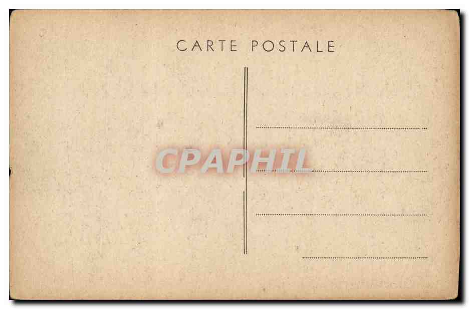 CPA Chateau la Valliere Le lac — Rückseite