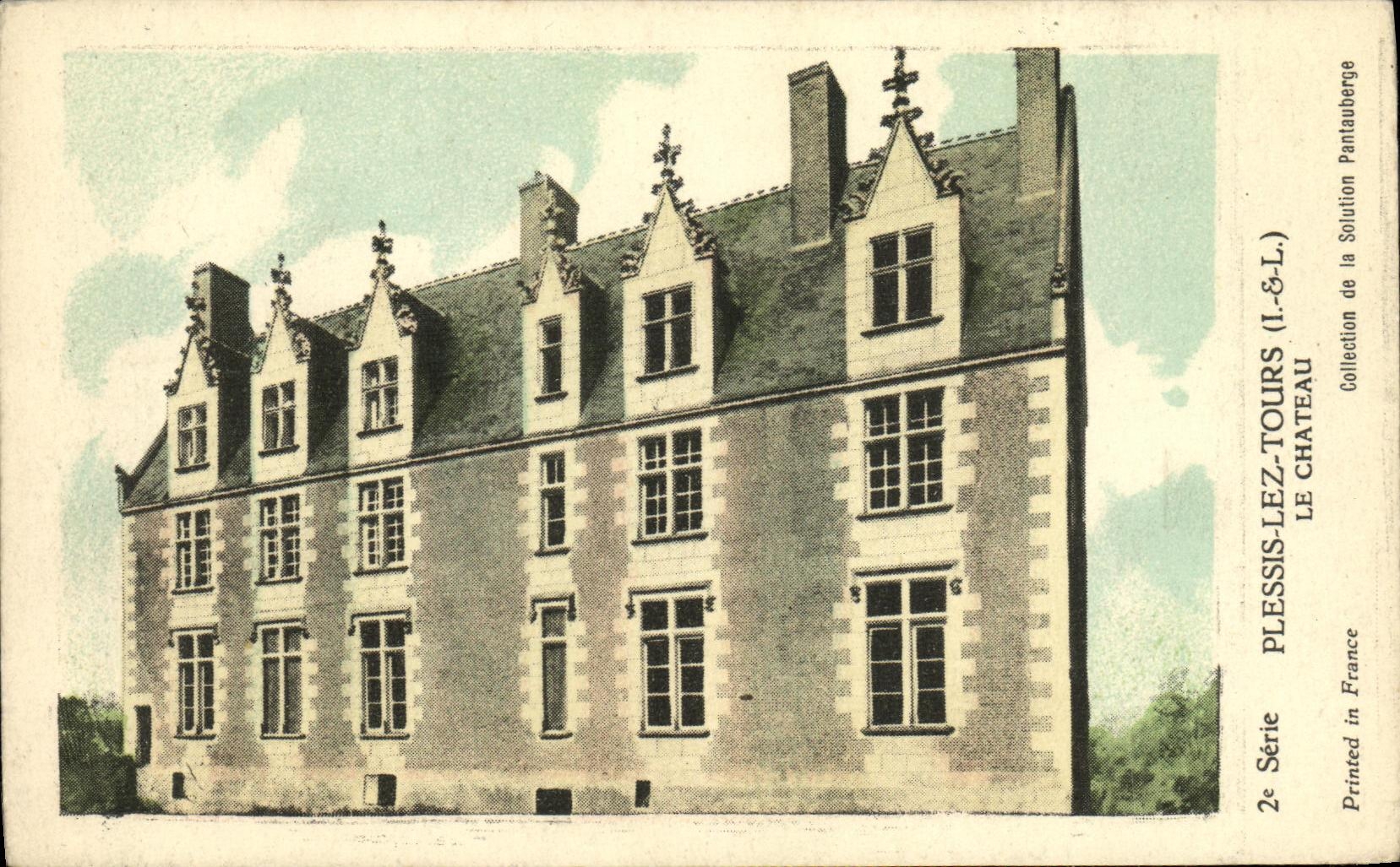 CPA Plessis Lez Tours Le Chateau