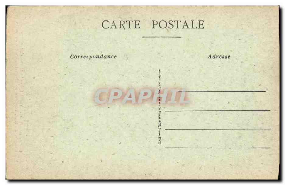 CPA Candes L Eglise St Martin Nef laterale Tombeau de St Martin Eveque de Tours  — Rückseite
