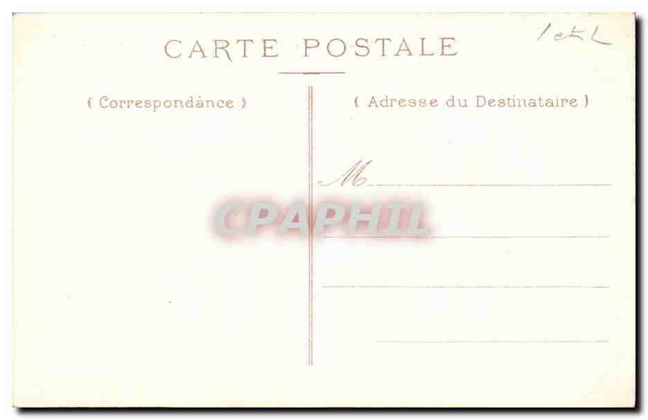 CPA Amboise Le Chateau Vue sur les Fosses — Rückseite