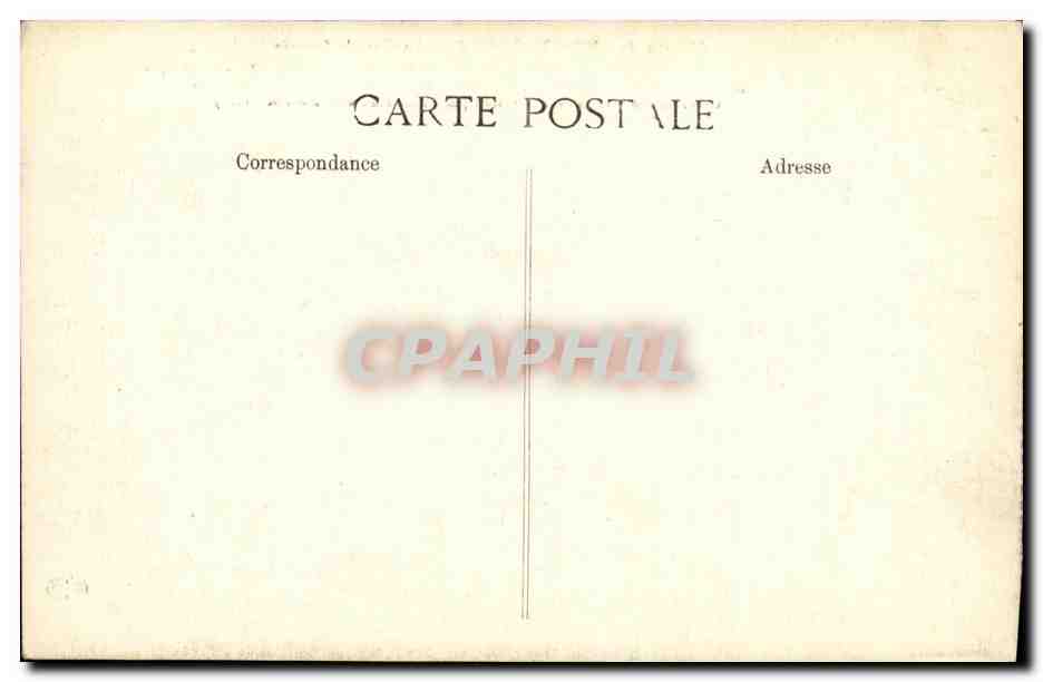 CPA Chenonceaux La Grande Galerie — Rückseite