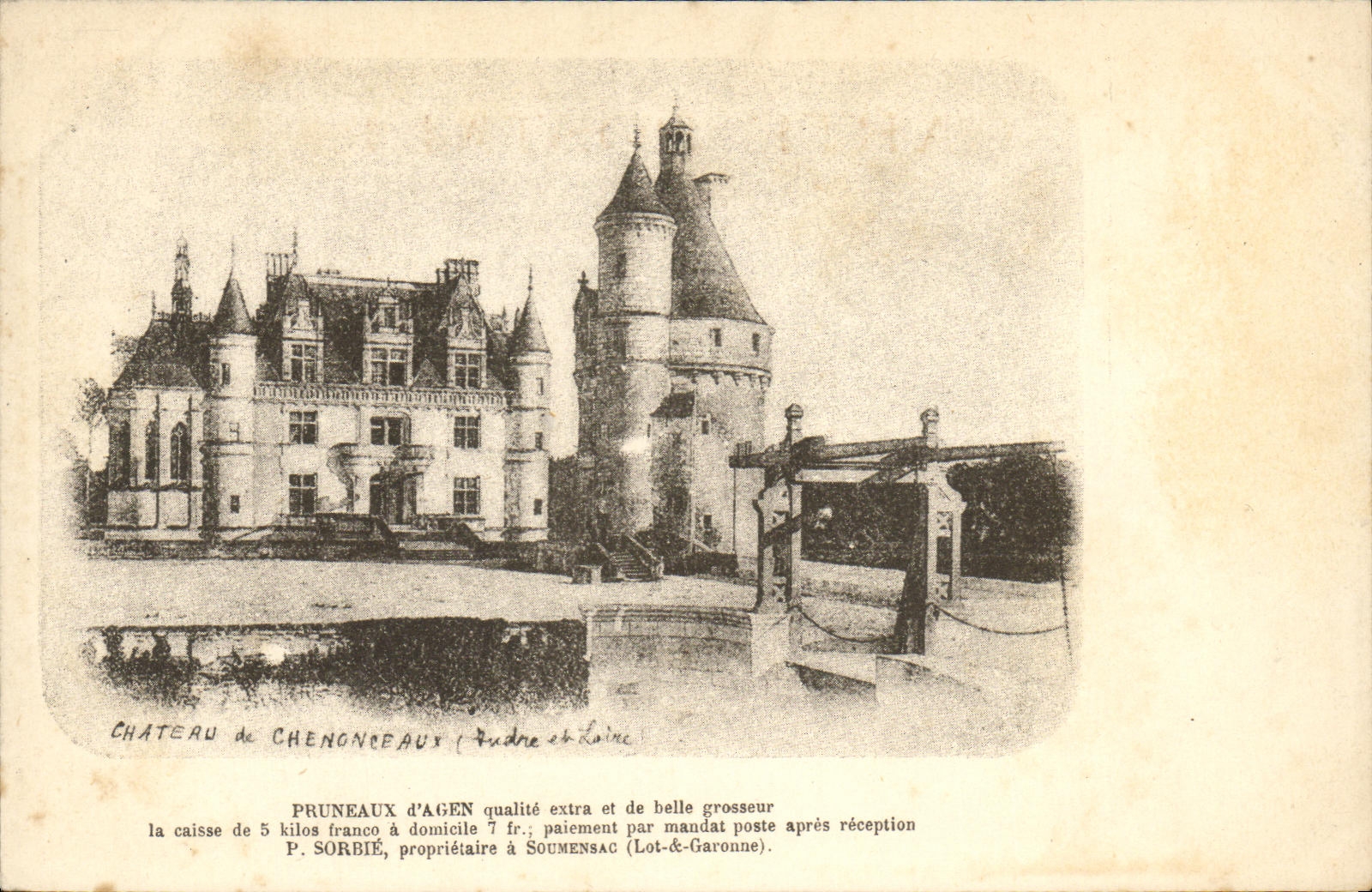 CPA Chenonceaux Chateau
