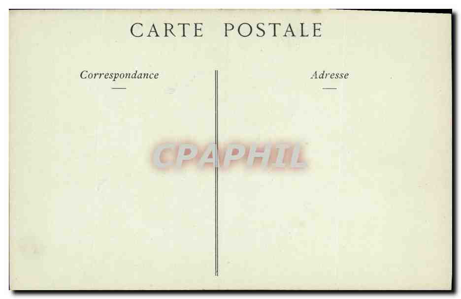 CPA Chenonceaux La Tour et la Grande Allee — Rückseite