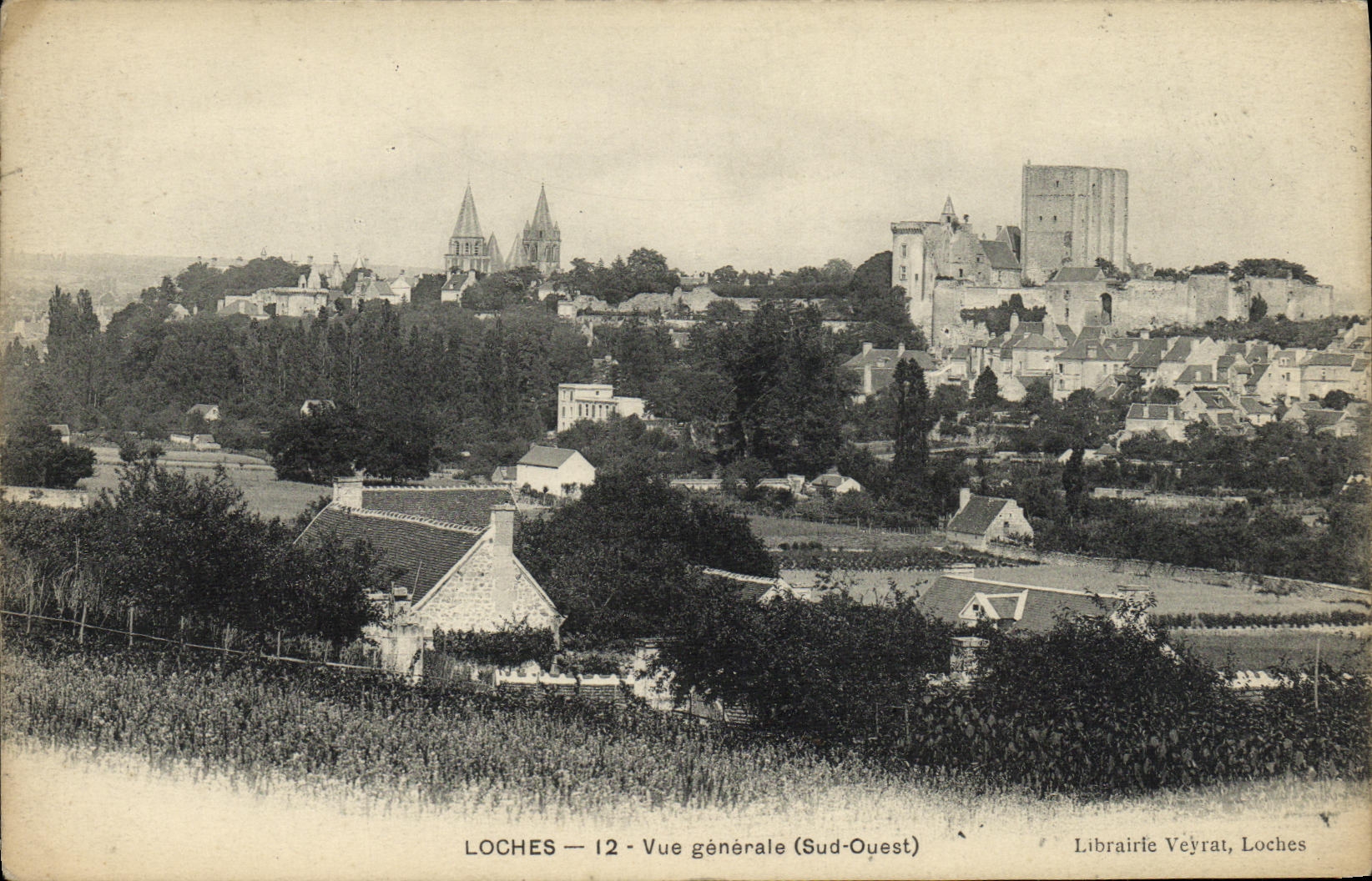 CPA Environs De Loches Vue Generale