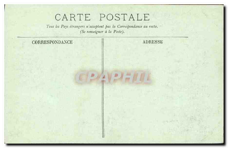 CPA Loches Porte Fort Saint Ours et le chateau — Rückseite