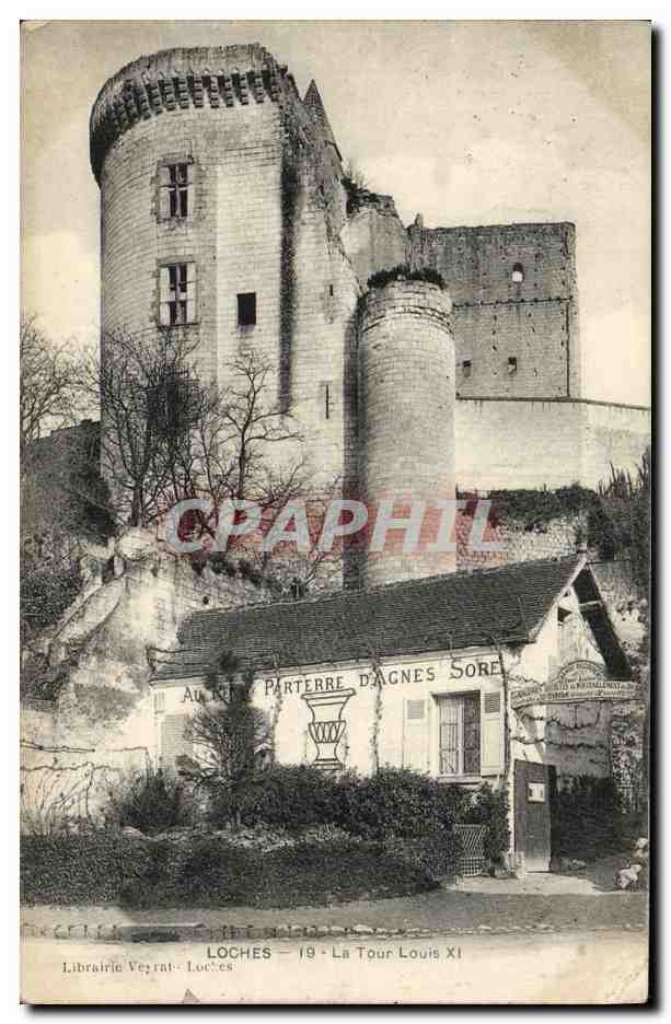 CPA Loches La Tour Louis XI