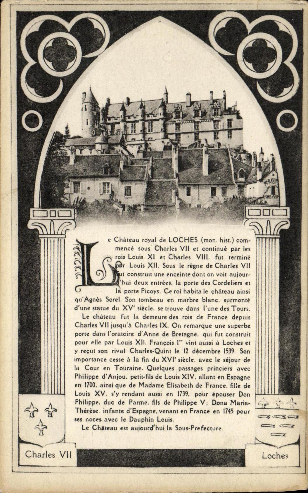 CPA Loches Cahteau 