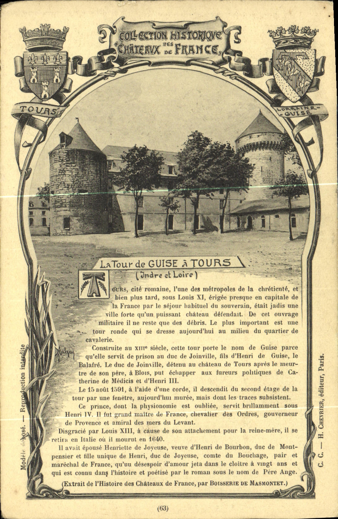 CPA La tour de Guise a Tours