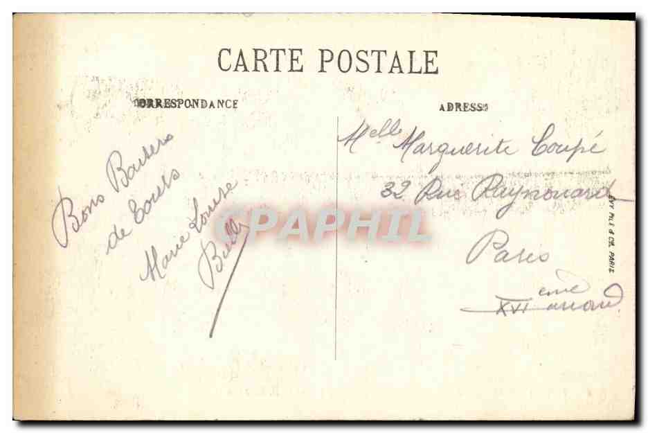 CPA Tours Le Jardin des Prebendes d Oe Le Lac et le Pont — Rückseite