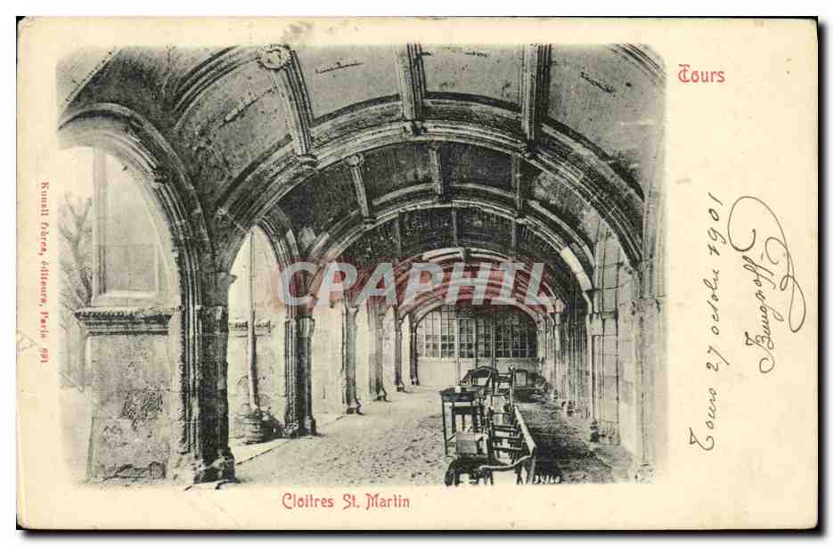CPA Tours Cloitres St Martin