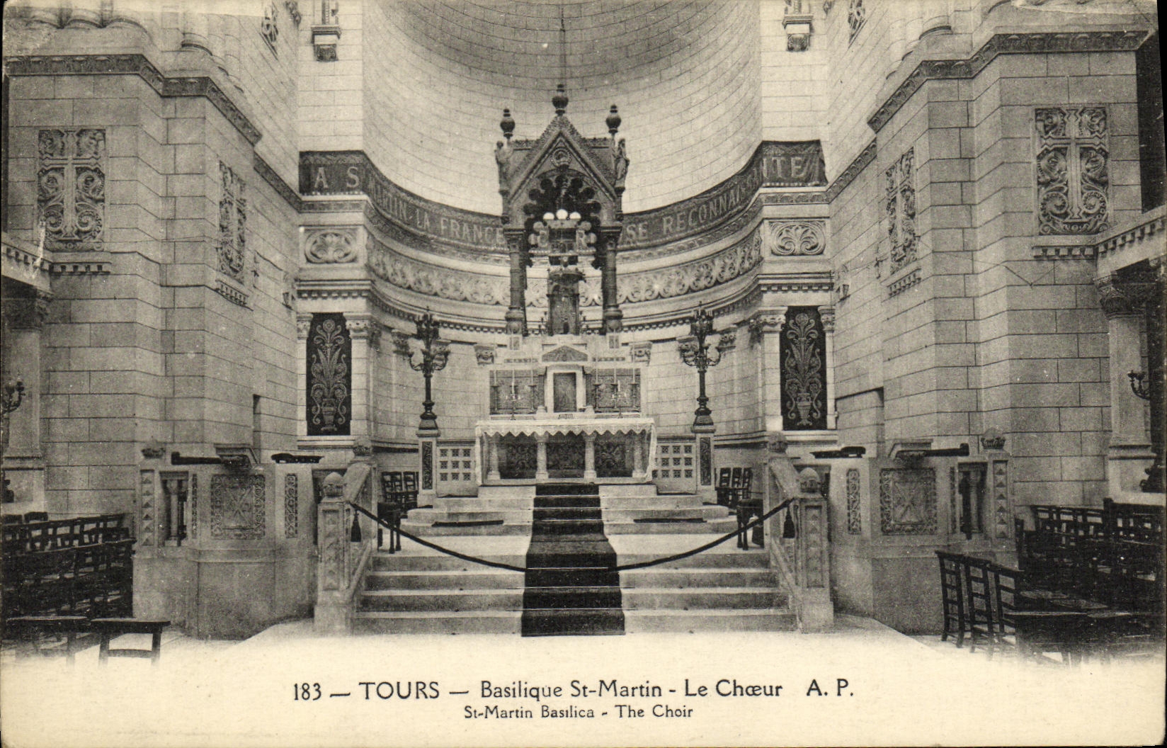 CPA Tours Basilique St Martin Le Choeur