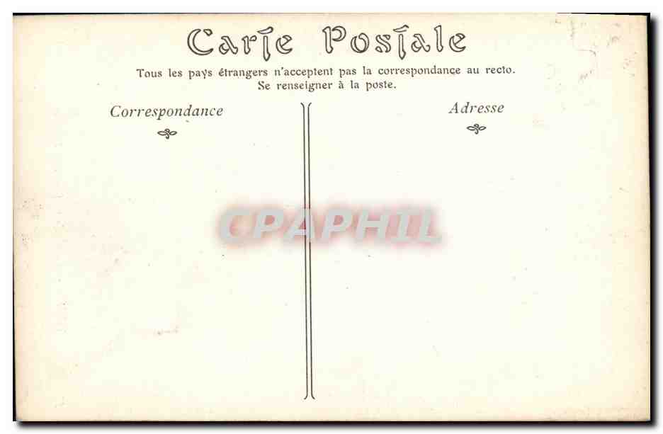 CPA Tours Entree du Cloitre de la Psalette — Rückseite