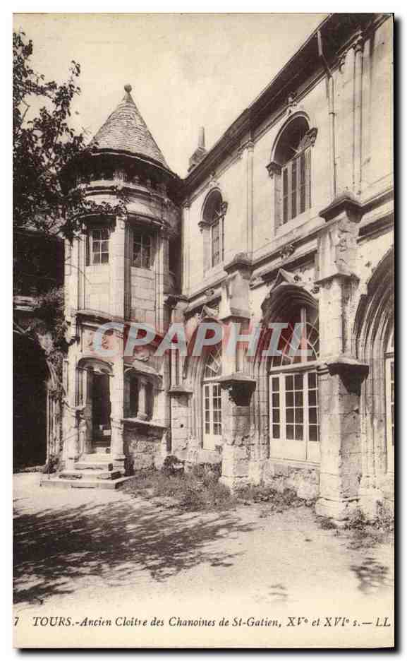 CPA Tours Ancien Cloitre des Chanoines de St Gatien 