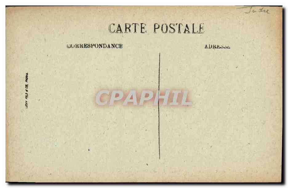 CPA Chateauroux Hotel de France et Rue Victor Hugo — Rückseite