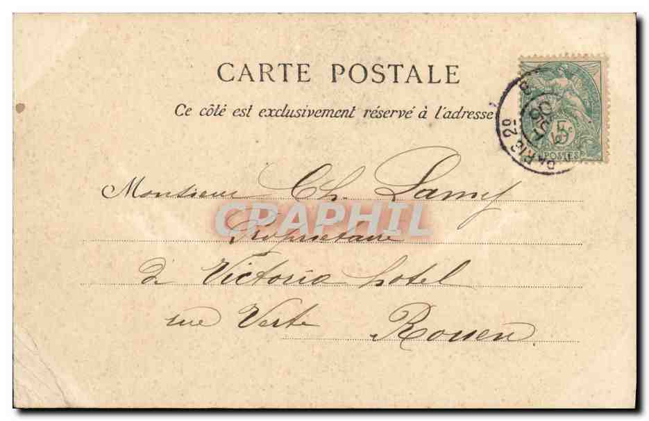 CPA Saint Valery En Caux La Maison d Henri IV — Rückseite